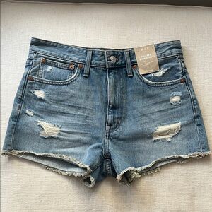 Women's Distressed Denim Shorts NWT